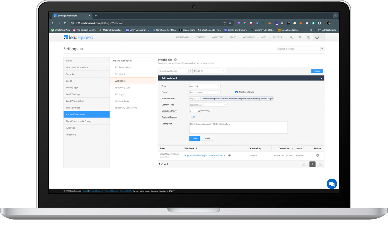 lead squared verify acquisition 2