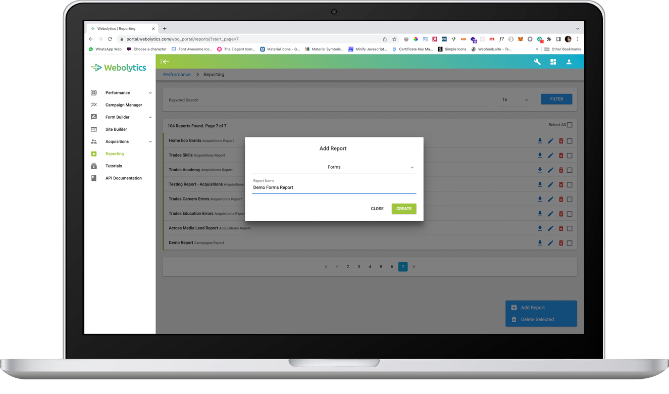 form reports 1