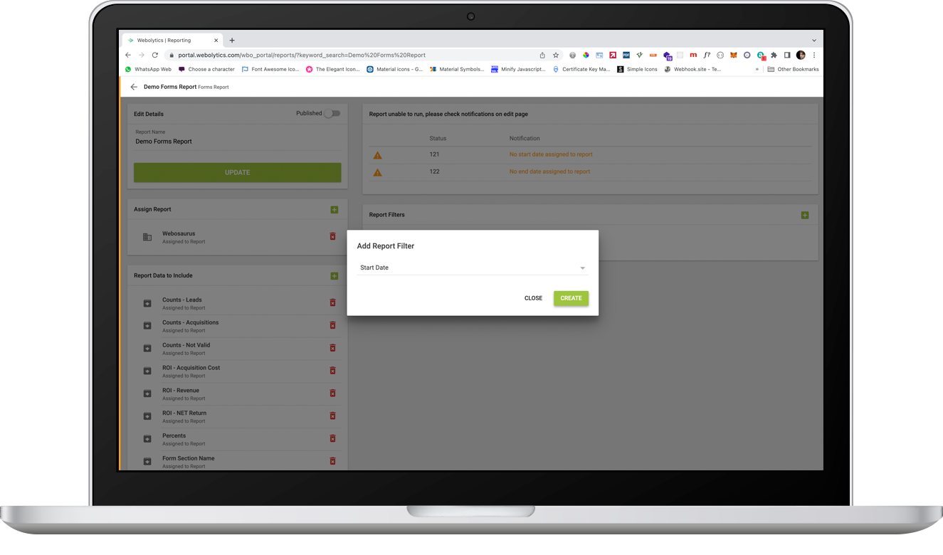 form reports 6