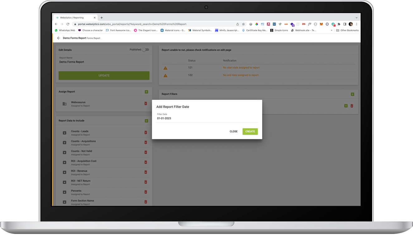 form reports 7