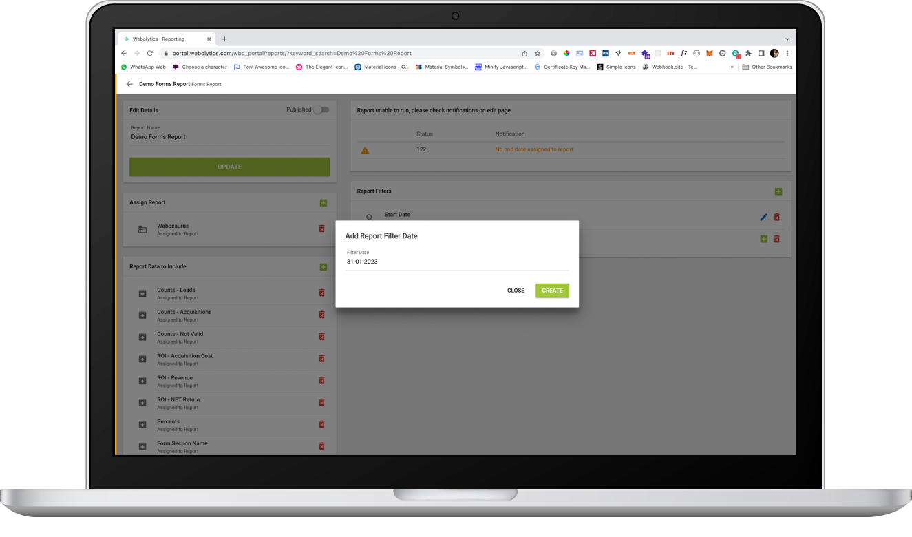form reports 9