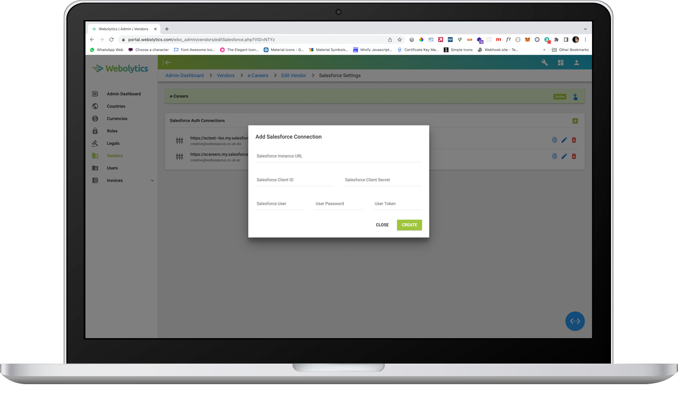 salesforce connection 9