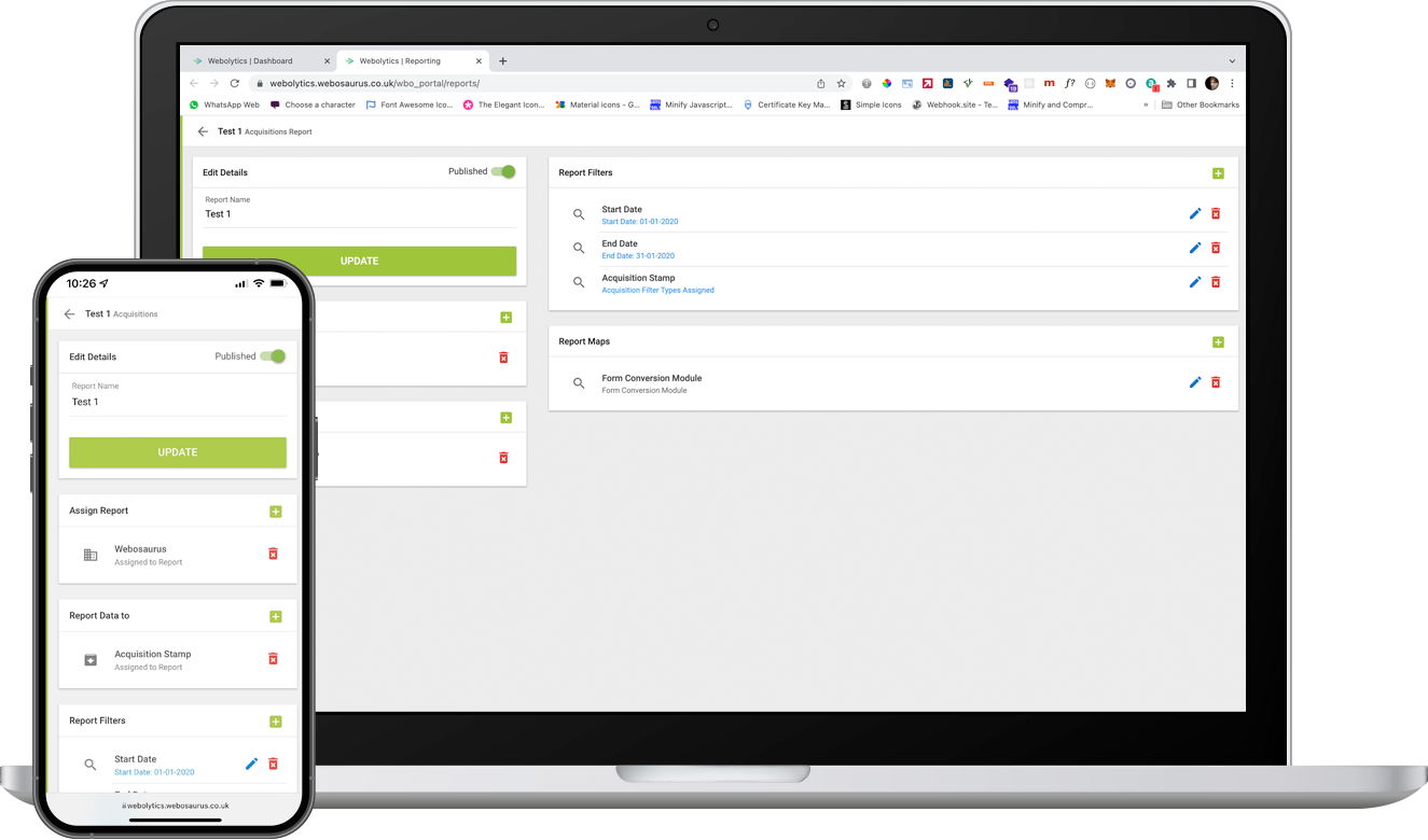 Monitor and Phone - Reports