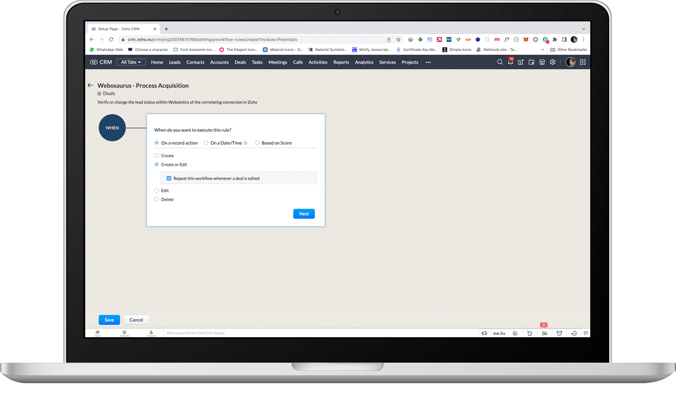 zoho process acquisition 3
