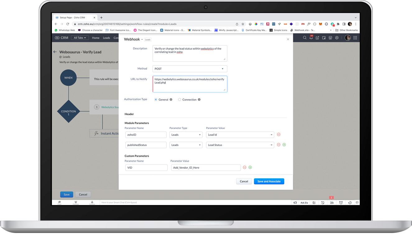 zoho verify lead 6